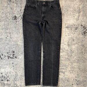 Vintage 1990s Levis 505 Mens Jeans 34x34 Black Made In USA